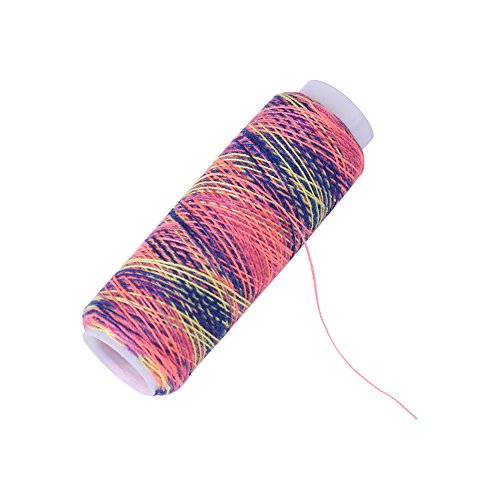 Multicolor Gradient Sewing Quilting Embroidery Thread Spools, 5 Piece Set, for Garment Accessories