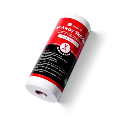 BAI Cut Away Stabilizer for Machine Embroidery 12"x25yd Roll - color: 12"x25yd roll