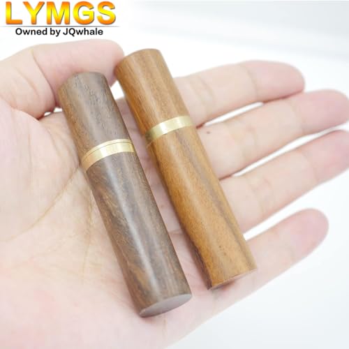 LYMGS Home Wooden Portable Sewing Needles Storage Case, Versatile Wood Box Holder for Store Embroidery Needle Hand Crafts Knitting Tool Toothpick Pill Bead, 2 Pack