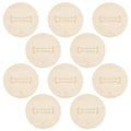 BENECREAT 10 Pack Wooden Embroidery Backing Discs,3.94inch Wooden Backs for Finishing Embroidery Hoops, Crossing Stitch Hoop for DIY Needlework Projects Sewing Craft - size: 100mm