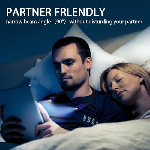 Portable Neck Light for Knitting & Crafts with 3 Light Settings, Dark Blue - color: Dark Blue
