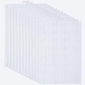 ABuff 12PCS 14 Count Plastic Mesh Canvas Sheets, 8.2 X 11 Inch, White