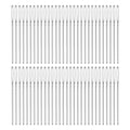 HARFINGTON 60Pcs Large Eye Blunt Needles 2.75" Tapestry Needle Yarn Sewing Knitting Weaving Needle Stainless Steel for Crochet Projects - size: 2.75"