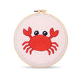 Harimau Punch Needle Kit Twelve Zodiac Signs Pattern,1Pc Embroidery Hoop, Essential Punch Needle Supplies,Ideal Punch Art for Beginners,DIY Adults Embroidery, Video Teaching - color: 65278