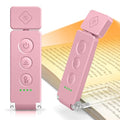 Glocusent Eye-Caring 12 LED Book Light, Compact Rechargeable Reading Light - color: Pink