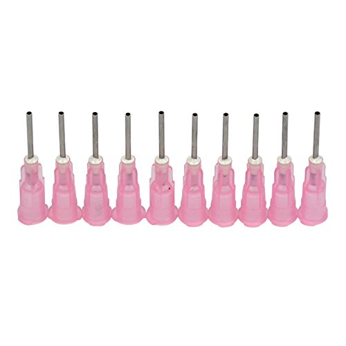 120Pcs 1/2" Industrial Liquid Dispenser Needle Adhesive Glue Dispensing Blunt Tip Luer Lock