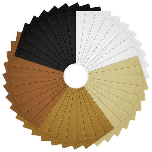 Ainiv 40pcs 8×12 inches Coloured Felt Fabric Sheets, Brown Series - color: Brown, size: 8×12 inches