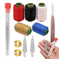 37PCS Big Eye Steel Sewing Tool Set, Needle and Thread Kit, Threader and Needle Repair Kit Stainless Steel Needles for Hand Sewing
