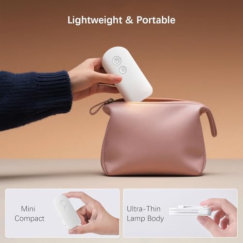 Choudao Rechargeable Book Light, Portable Reading Light,Black - color: Black
