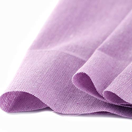 Rose Flavor Pre-Cut Quilting Linen Fabric,Craft Cloth,DIY for Sewing Crafting 60" by 1 Yard(Violet) - color: Voilet