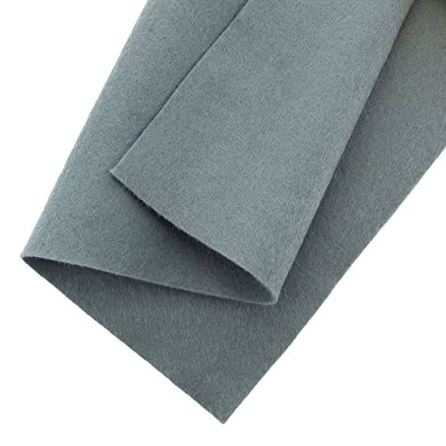 HBC Merino Wool Blend Felt Crafting Sheet (8 5/8" x 11 5/8") - Pewter - color: Pewter