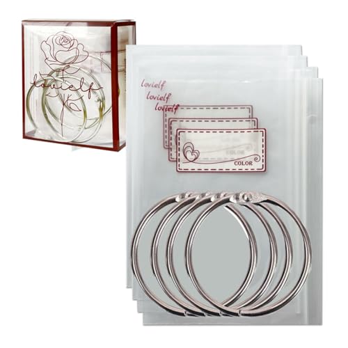 Embroidery Threads Cross Stitch Floss Bag Organizer 5.12 x 3.6 inch - 200 Pack with 4 Rings - color: 200 pack