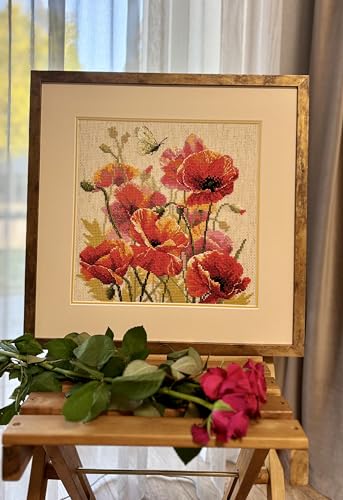 RIOLIS 2214 Colors of Flame Counted Cross Stitch Kit 11.75 x 11.75 in - style: Colors of Flame 2214