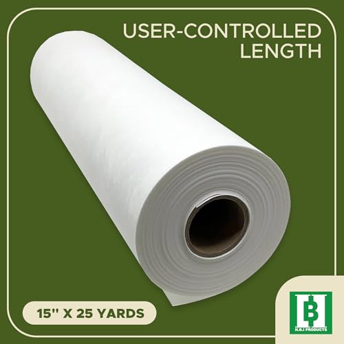 HBI No Show Mesh Embroidery Stabilizer Roll, Cut Away, 15 in x 25 yd - size: 15" x 25 yd
