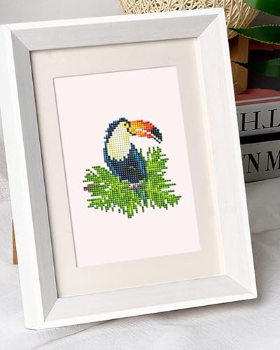 PeakLuv Small Diamond Art Kits Birds Mini Diamond Painting Kits for Adults - color: Birds