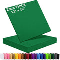2mm Stiff Felt Sheets 12" X 12" (10 Pack, Forest Green) - color: Forest Green