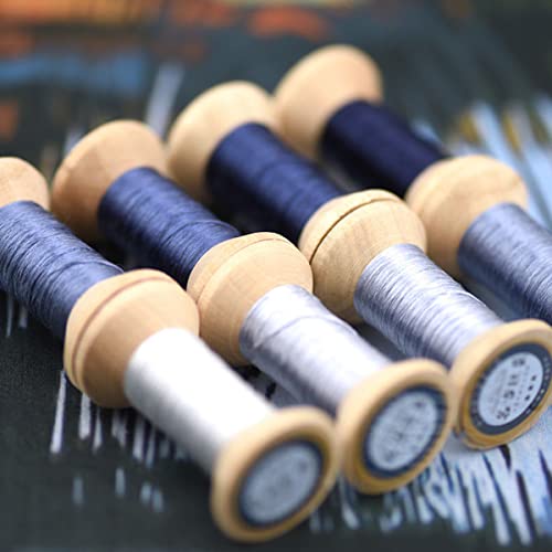 Natural 100% Mulberry Handmade Embroidery Silk Thread Silk Floss (69) - color: 69