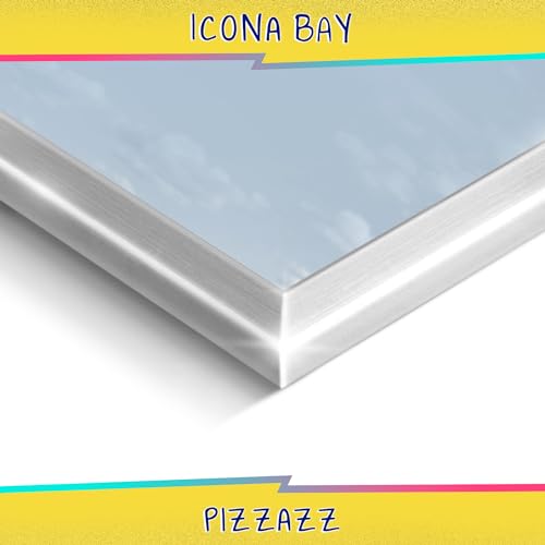 Icona Bay 4x6 Picture Frame, Silver Solid Wood Scandinavian Style Frame for Photo, Pizzazz Collection - color: Silver, size: 4x6