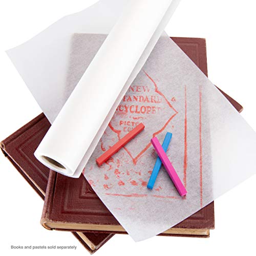 Bee Paper 18" x 20 yds Sketch and Trace Roll, White - color: White, size: 18-inch x 20-yard Roll