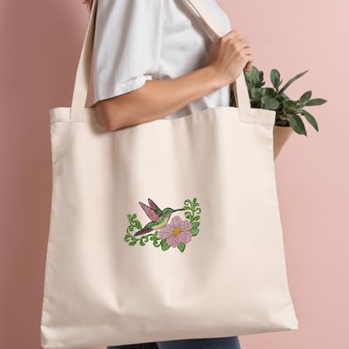 ORIGACH 4 Sheets Large Water Soluble Embroidery Patterns Stabilizers - Pre-Printed Scandinavian Floral Designs - Stick & Stitch Embroidery Paper for Hand Sewing Lovers - color: Scandinavian Floral