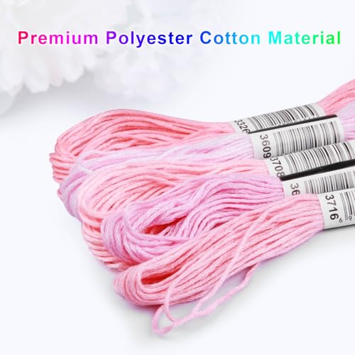 447 Colors Embroidery Floss Kit, Rainbow Thread for Cross Stitch, Hand Embroidery, Friendship Bracelet String, DIY Arts & Crafts Supplies