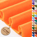 Orange Soft Felt Sheet 36'' X 36'', 1.4mm Large Felt Fabric Sheet for Craft - color: Orange