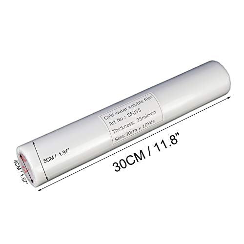 Simthread Wash Away Embroidery Stabilizer and Topping 35um - size: 12"x10Y Roll 35UM