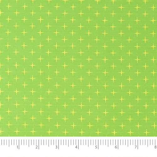 Singer Fabric, 100% Cotton, Embroidery Fabric, Cut by The Yard, Green - color: Green