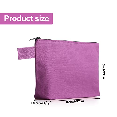 Saintrygo 30 Pcs Canvas Makeup Bags Bulk,8.7 X 5 X 1.8 Inch,Classic - color: Classic, size: 8.7 x 5 x 1.8 Inch