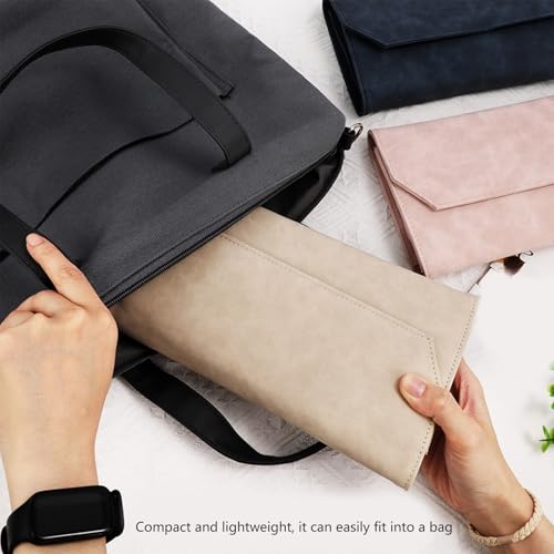 Empty Circular Knitting Needle Case with Multiple Elastic Slot Empty Crochet Hook Storage Bag Knitting Tool Organiser Crochet Hook Case - color: B