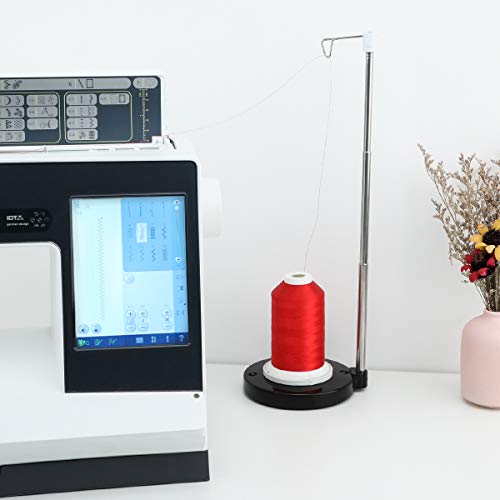 Sew Tech 3in1-A Embroidery Hoops for Brother SE600 PE550D SE700 PE535 SE400 PE525 PE540D PE500 SE625 SE425, and Adjustable Cone Thread Stand Spool Holder for Sewing and Embroidery Machines