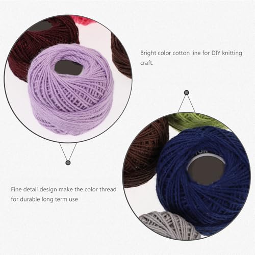 16 Color Embroidery Floss Cross Stitch Threads Stitch Line Friendship Bracelets Craft Floss for Crochet Hardanger Cross Needlepoint Hand Embroidery