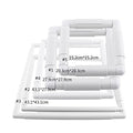 Square Rectangle Plastic Clip Frame for Embroidery Cross Stitch Quilting Needlepoint Tool(43.1 x 27.9cm)