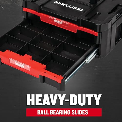CRAFTSMAN Plastic Tool Box With Drawers, Organizer and Storage (CMST17804) - size: (Pack of 1)