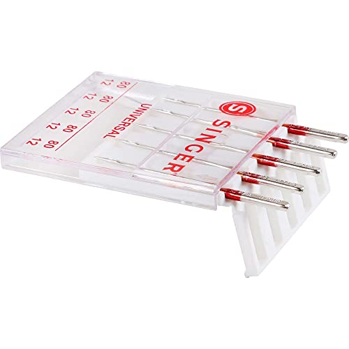 SINGER 04735 Sewing Machine Needles, 5-Pack, 80/12 - style: 80/12