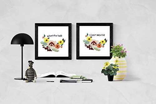 Louise Maelys Floral Embroidery Kit for Beginners Saying DIY Craft - color: kit-1