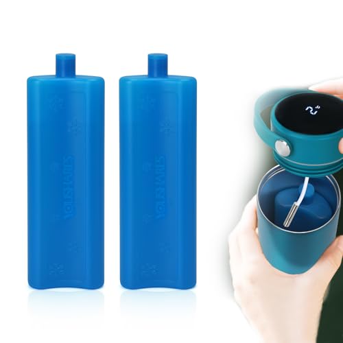 YOUSHARES Ice Packs for Insulin Cooler Travel Case, TSA Approved Ice Box for Medicine Travel Cool Bag, Keep Insulin Pen Cooling 24h for Diabetic Supplies (2PCS) - color: 02 Dual Pack