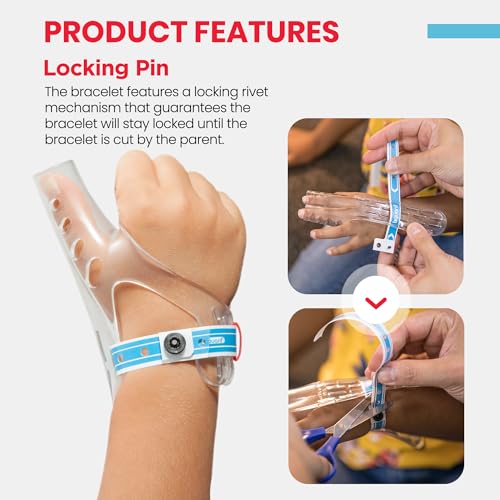 TGuard AeroThumb & AeroFinger Bracelets – Authentic, Non-Rip Wristbands to Secure ThumbGuards and FingerGuards, Finger & Thumb Sucking Deterrent, Supports Thumb & Finger Habit Prevention – 60 Pcs