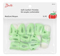 Dritz Soft Comfort Thimbles, Medium, Green, 12 pc