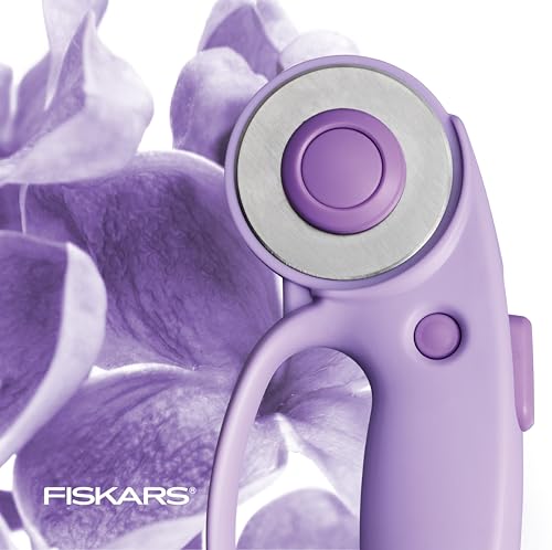 Fiskars 45mm Loop Rotary Cutter for Fabric, Arts, Crafts & Sewing - color: Lilac