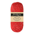 Scheepjes Catona Shine Cotton Yarn 50g - 115-S Hot Red with Silver Thread - color: 115-S Hot Red - Silver
