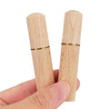 2 Pcs Natural Wood Toothpick Holder Portable Wooden Travel Toothpick Case Pocket Tooth Pick Container Sewing Needle Holder Mini Toothpick Dispenser Handmade Craft Toothpicks Storage Box
