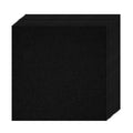 10 PCS Cotton Embroidery Fabric 8 x 8 Inch Black - color: Black, size: 8 x 8 Inch