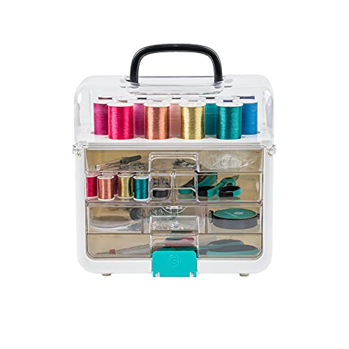 SINGER ProSeries™ Sew-It-Goes Sewing Kit & Storage Organizer, 356 Count - color: Grey, size: One Size