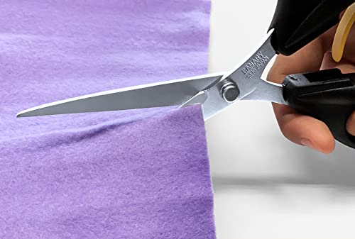 CANARY Spring Loaded Craft Scissors with Cover 7.2" [Long Blade], Made in JAPAN, Razor Sharp Japanese Stainless Steel Blade, Black - size: Spring (Long)
