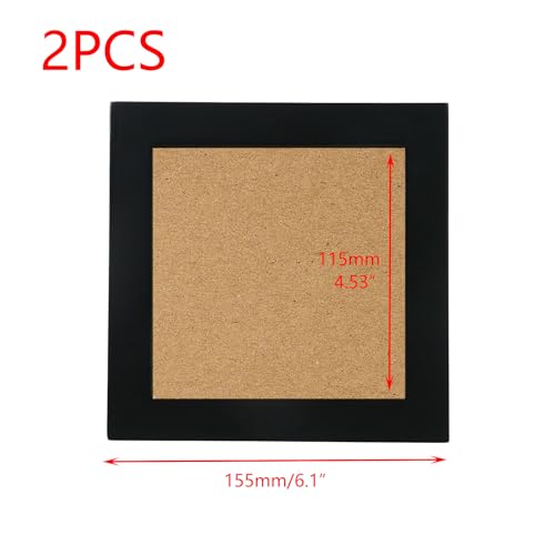 Crapyt 2 PCS Wood Embroidery Frame, Square 6.1" Embroidery Hoops - style: Square-6.1"