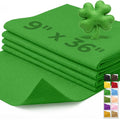 IONTACH 9" X 36" Soft Felt Sheets 1.6mm Thick (4 Packs, Green) - color: Green
