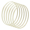 Hitefu 10 Inch Bamboo Floral Hoop Rings, 6 Packs (26cm) - style: 10 (26 cm)