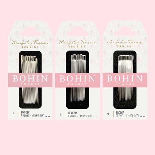 Bohin Crewel Embroidery Needles, Size 7, 15 Per Package