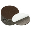 PATIKIL 3 Inch Diameter Lamp Base Felt, 12Pack 3mm Thickness Round Soft Adhesive Non-Slip Anti-Scratch Backed Felt for Lamp Furniture DIY Craft, Coffee - color: Coffee, size: 3 Inch